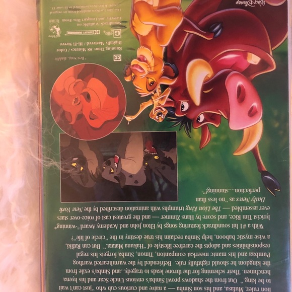 Collectible Purple label Lion King VHS Master Coll - Picture 8 of 8